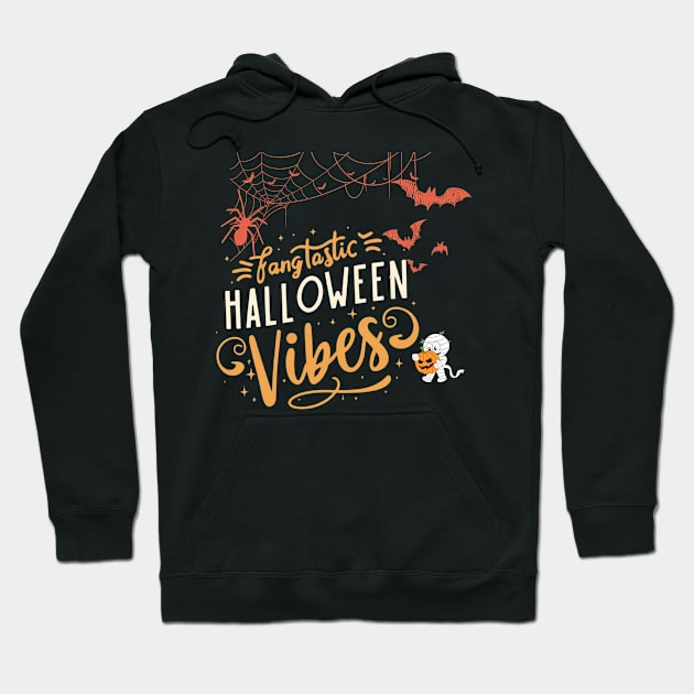 Fangtastic Halloween Vibes Hoodie by WEARWORLD